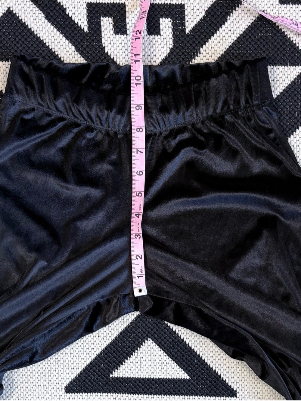 Three Bird Nest Cher Velvet Flare Pants in Black Small - Picture 5 of 10